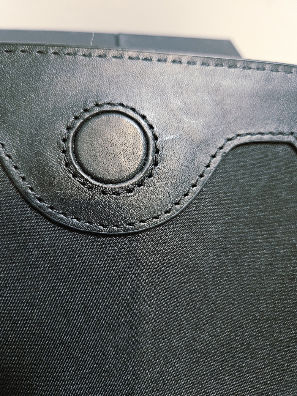 NWOT Linea Pelle Black 100% Leather & Calf Hair Shoulder Bag Snake Embossed - Picture 10 of 16